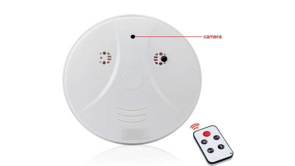 ஸ்மோக் டிடெக்டர் ஸ்பை கேமரா: 