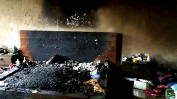 திடீரென தீ விபத்து