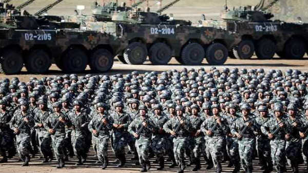 சீனாவின் படை எண்ணிக்கை: 