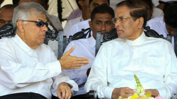 ரணில்விக்கரம சிங்ஹே- சிறிசேனா முறிவு: 