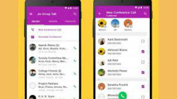 அப்ளிகேஷன்:  கான்பிரன்ஸ் கால் செய்ய இந்த அப்ளிகேஷன் ஜியோ வாடிக்கையாளர்களுக்கு  மட்டும் பிரத்யேகமானது. தற்போது சோதனை முறையில் ஆண்ட்ராய்டு மொபைல்களுக்கு மட்டும் வெளியாகியுள்ளது.   