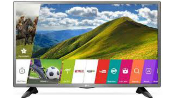 4. எல்.ஜி ஸ்மார்ட் 32' இன்ச் எச்.டி ரெடி எல்.இ.டி டிவி: