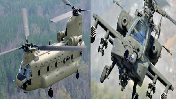 அப்பாசி ஹெலிகாப்டர்கள், சினூக் விமானம்: 