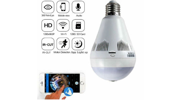 சி.சிடிவி கேமராவிற்கு நிகரான ஸ்மார்ட் பல்பு 