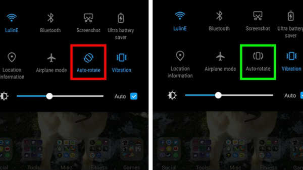 12. ஆட்டோ ரொட்டேட் ஆஃப் செய்யலாம்: