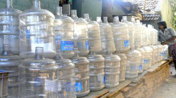 வாட்டர் கேன்களுக்கும் பெரிய அளவில் தட்டுப்பாடு