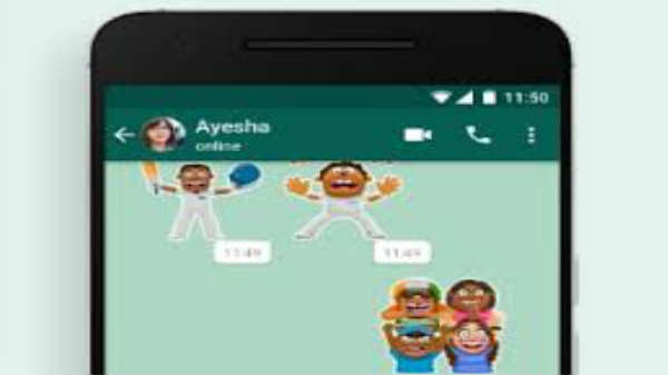 வாட்ஸ் ஆப் ஸ்டிக்கர்:  