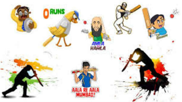 வாட்ஸ் ஆப் கிரிக்கெட் ஸ்டிக்கர்கள்: