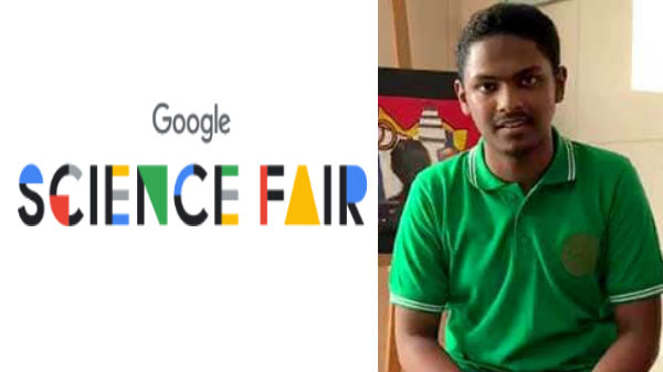 கூகுள் சயின்ஸ் ஃபேர் குளோபல் போட்டிக்குத் தேர்வாகியுள்ள இந்திய சிறுவன்
