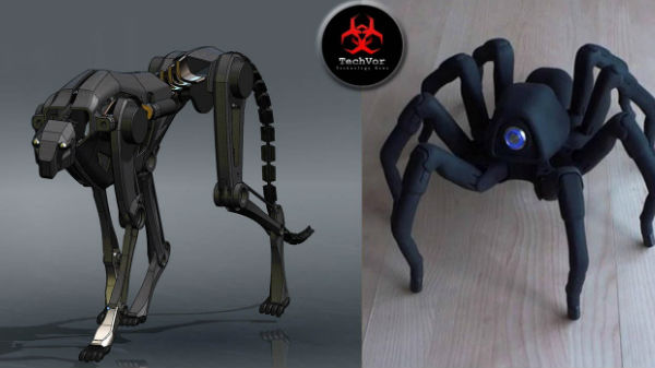 பறவைகள், பாம்புகள், பூச்சி போன்ற ரோபோட்கள் 