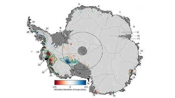 பனிக்கட்டிகள் உருகுதல்