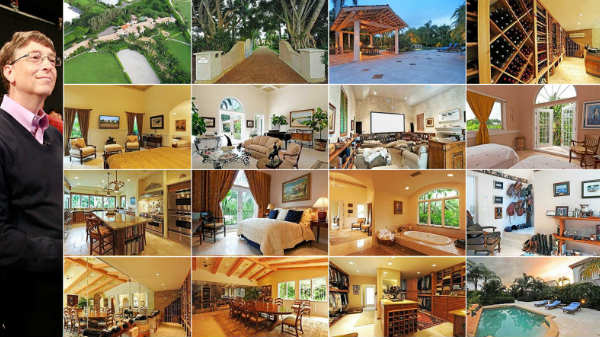 5.பில் கேட்ஸின் வீடு எப்படி உருவாக்கப்பட்டது தெரியுமா?