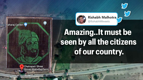  2,500 கிலோ விதைகள் பயிரிட்ட ஓவியர்