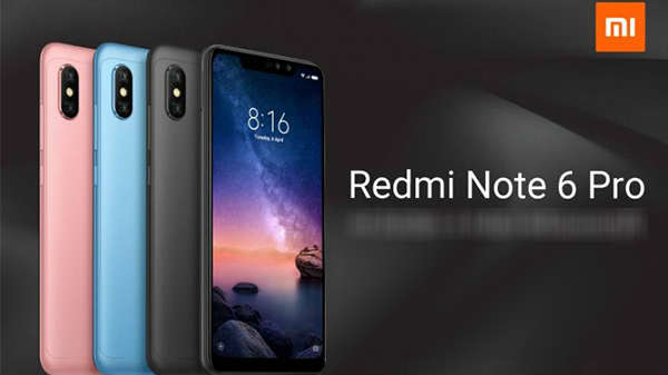 சியோமி ரெட்மி 6 ப்ரோ: 