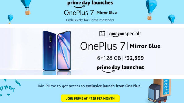 அமேசான் மற்றும் ஒன்பிளஸ் தளத்தில் விற்பனை 