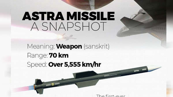 அஸ்திரா ஏவுகணை வேகம்