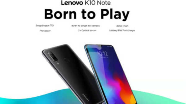பிளிப்கார்ட்: விற்பனைக்கு வந்தது லெனோவா கே10 ஸ்மார்ட்போன்;: விலை?