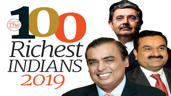 இந்திய பணக்கார்கள் பட்டியல்  