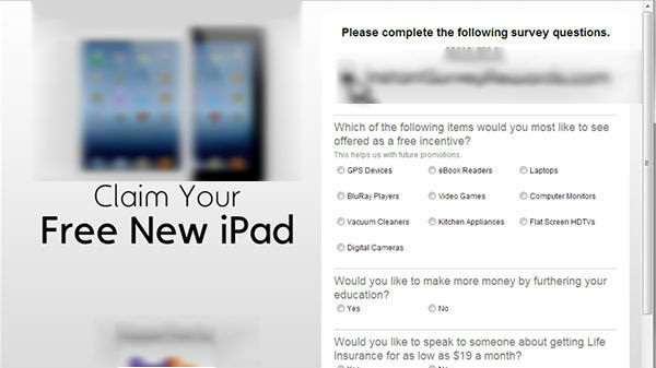 சர்வே ஈமெயில் ஸ்கேம் 