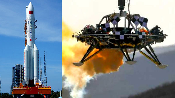 சீன நாட்டின் லாங் மார்ச்-5 Y4 ராக்கெட்