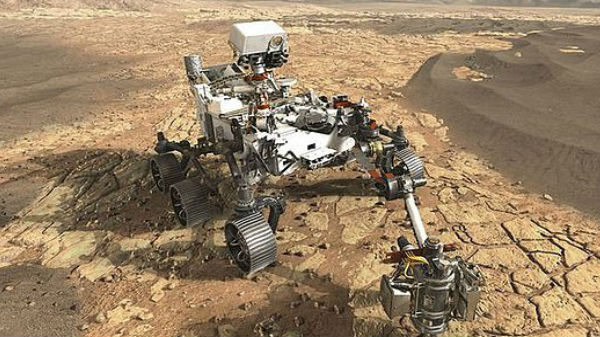 செவ்வாயில் பாறை மாதிரிகள்