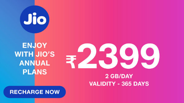 ஜியோவின் ரூ.2399 திட்டம்