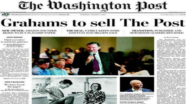 வாஷிங்டன் போஸ்ட் பத்திரிகையை வாங்கியவர் 
