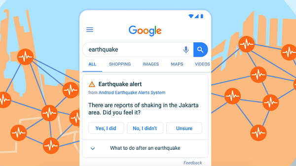 ஷேக்அலெர்ட்டால் இயக்கப்படும் பூகம்ப எச்சரிக்கை