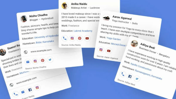 ஜிட்டல் விசிட்டிங் கார்டை