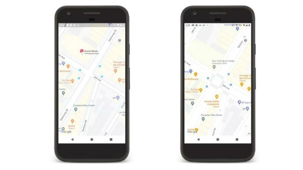 என்றால் கூகுள் தனது புதிய வண்ண மேப்பிங் வழிமுறை வெவ்வேறு 
