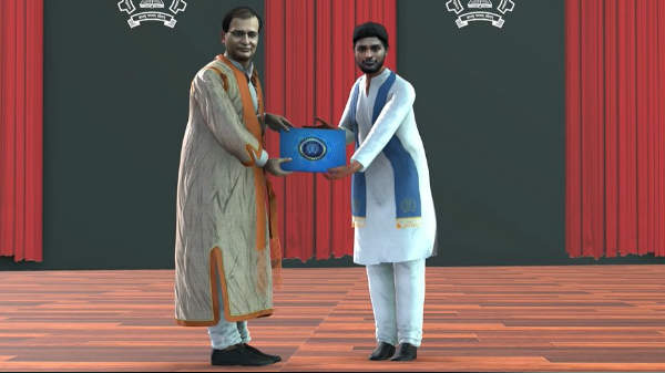 மெய்நிகர் ரியாலிட்டி பயன்முறையில் பட்டமளிப்பு விழா