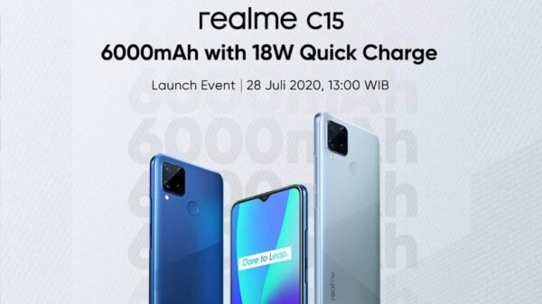 ரியல்மே சி 15 இரண்டு மெமரி வேரியண்ட்களில்