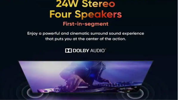 இது 400nits பிரைட்நஸ் வசதியுடன்