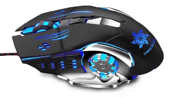 9. கேமிங் மவுஸ் வித் எல்இடி (Gaming mouse with LEDs)