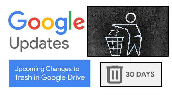 புதிய Google டிரைவ் Trash கொள்கை