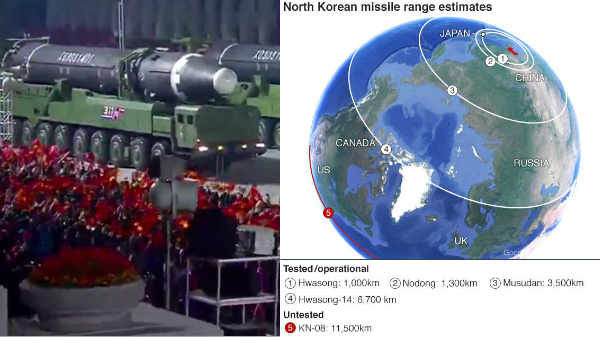 தாக்குதல் நீளம் மற்றும் விட்டம் பற்றிய விபரங்கள்  