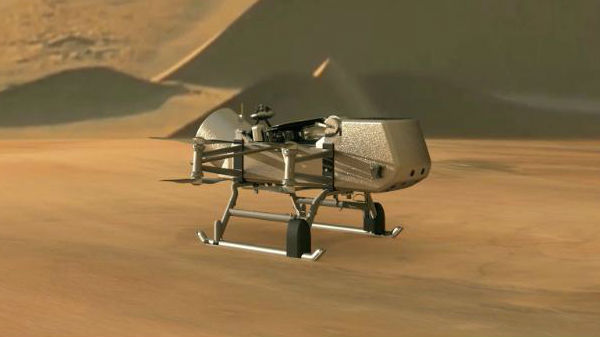 டைட்டனுக்கு செல்லும் டிராகன்ஃபிளை விண்கலம்