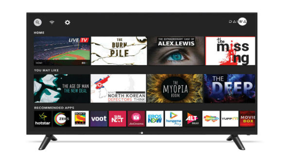 ய ஸ்மார்ட் டிவி மாடல் மிருதுவான மற்றும் தெளிவான பட வெளியீட்டிற்கு 1.07 