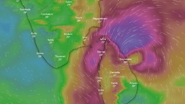 கனமழை முதல் மிதமான மழை 