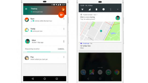Trusted Contacts பயன்பாடு