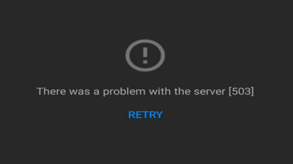 சர்வர் கோளாறு.. Retry மெசேஜ்.. 