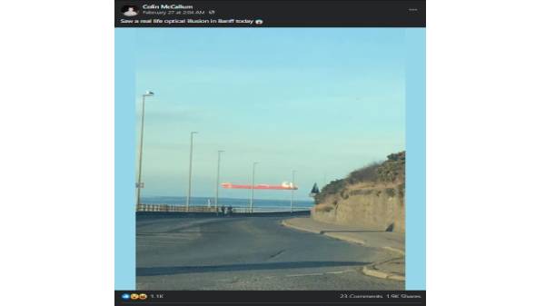 சில அங்குலத்துக்கு மேல் மிதக்கும் கப்பல்