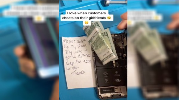 போனை சரி செய்யாமல் இருக்க $ 200 டாலர் அன்பளிப்பு 