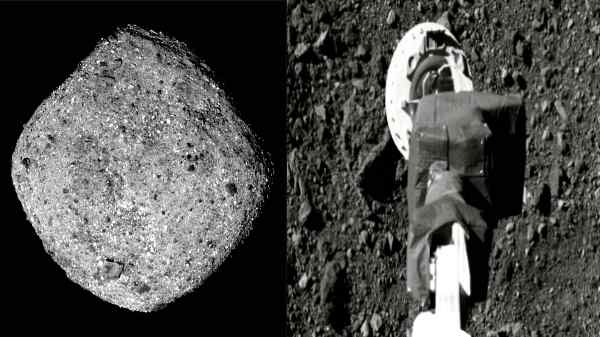 சிறுகோள் பாறைகளை சேகரிக்கும் ஒசிரிஸ் ரெக்ஸ் விண்கலம்