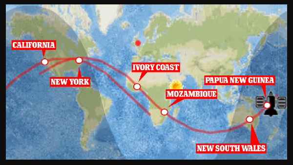 ராக்கெட்டின் சரியான நுழைவு புள்ளி எது என்று தெரியாமல் பதட்டம்