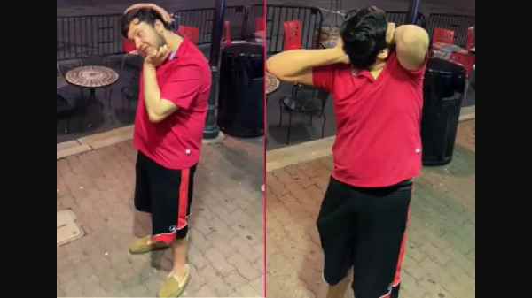 180 டிகிரிக்கு தலையை திருப்பிய மனிதன் 