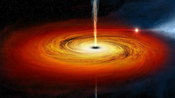 கருந்துளையின் வலுவான ஈர்ப்பு விசை