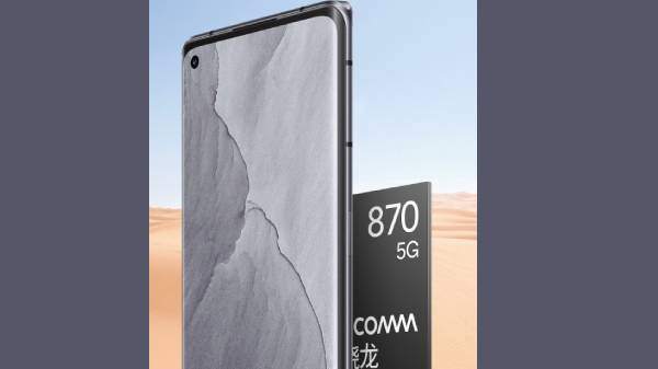 ஸ்னாப்டிராகன் 870 எஸ்ஒசி சிப்செட் வசதி