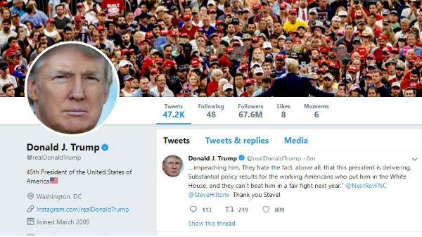  பேஸ்புக், கூகுள் மீது டொனால்ட் டிரம்ப் வழக்கு.! காரணம் என்ன?