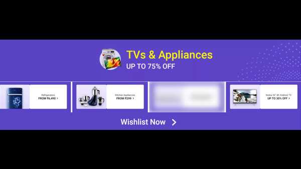 டிவி மற்றும் சாதனங்களுக்கு 75% தள்ளுபடி